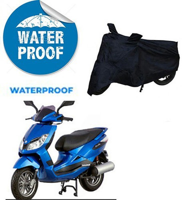 MMSSTAR Waterproof Two Wheeler Cover for Bajaj(Sunny, Black)