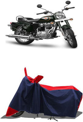 SUGASHRI Waterproof Two Wheeler Cover for Royal Enfield(Standardv BS6, Red, Blue)
