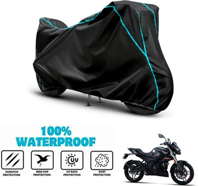 ANTHUB Waterproof Two Wheeler Cover for Bajaj(Pulsar N160, Black)