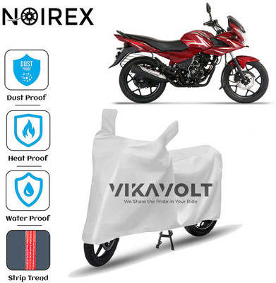 NOIREX Waterproof Two Wheeler Cover for Bajaj(Discover 150 f, Silver)