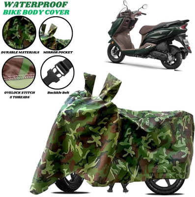 SRP PRODUCT Waterproof Two Wheeler Cover for Suzuki(Burgman Electric, Green)