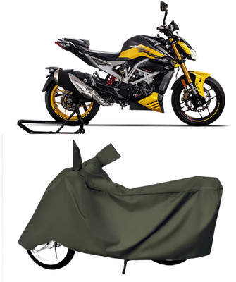 BbcMart Waterproof Two Wheeler Cover for TVS(Apache RTR 310 BS6, Green)