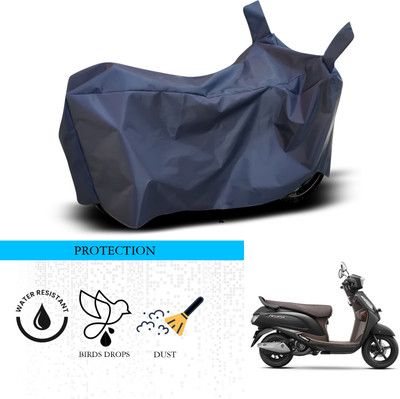 ANTHUB Waterproof Two Wheeler Cover for Suzuki(New Access 125, Blue)