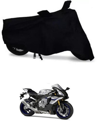 THE REAL ARV Waterproof Two Wheeler Cover for Yamaha(YZF R1M, Black)