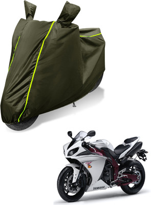 MOCKHE Waterproof Two Wheeler Cover for Yamaha(YZF R1M, Green)