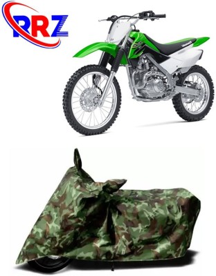 RRZ Waterproof Two Wheeler Cover for Kawasaki(KLX 140, Multicolor)