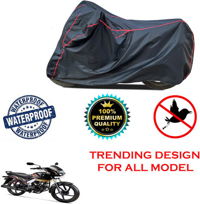 THE REAL ARV Waterproof Two Wheeler Cover for Mahindra(Centuro XT, Black)