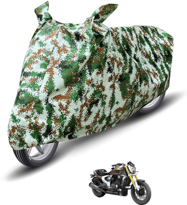 MOCKHE Waterproof Two Wheeler Cover for TVS(Zeppelin, Green)