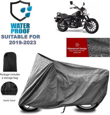 PAGORA Waterproof Two Wheeler Cover for Bajaj(Avenger Street 160, Grey)