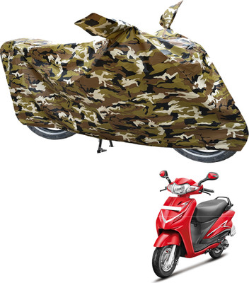 RiderShine Waterproof Two Wheeler Cover for Hero(Duet VX 110CC, Multicolor)