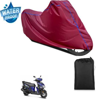 GOSHIV-car and bike accessories Waterproof Two Wheeler Cover for Yamaha(Cygnus Ray ZR BS6, Maroon)