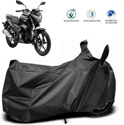SK AUTO Waterproof Two Wheeler Cover for TVS(Raider, Black)