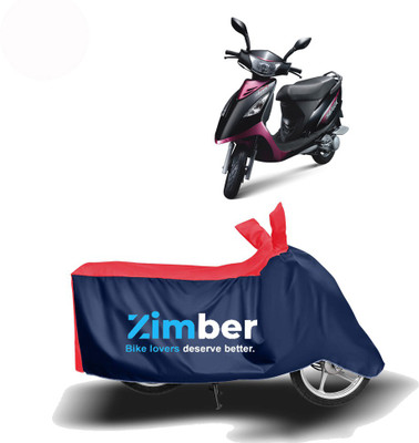 AutoRash Two Wheeler Cover for TVS(Scooty Streak, Red, Blue)