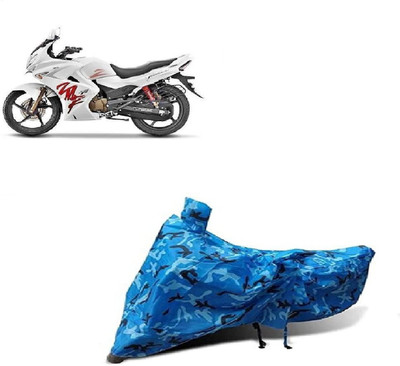 Anlopeproducts Waterproof Two Wheeler Cover for Hero(Karizma, Blue)