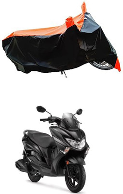 VESMEI Two Wheeler Cover for Suzuki(Burgman Street 125, Orange)