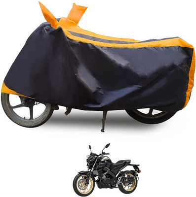 Euro Care Waterproof Two Wheeler Cover for Yamaha(MT-15, Orange)