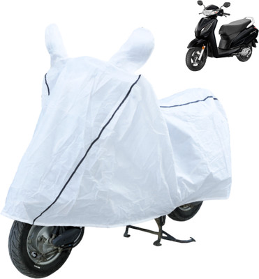 ASHVA Waterproof Two Wheeler Cover for Honda(Activa, White)