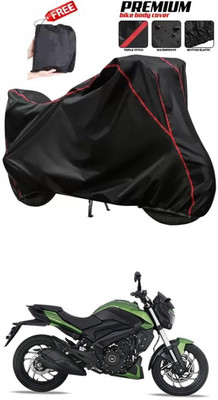 DeepShakshi AUTOMOTIVE Two Wheeler Cover for Bajaj(Dominar 400, Black)