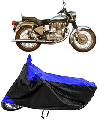 GROFATIK Two Wheeler Cover for Royal Enfield(Machismo 500, Blue)