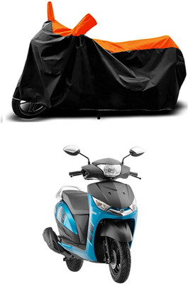 VESMEI Two Wheeler Cover for Yamaha(Alpha BS6, Orange)