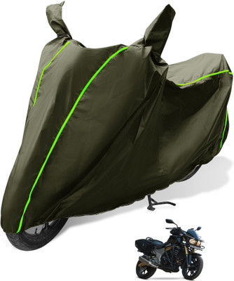 Auto Hub Waterproof Two Wheeler Cover for Mahindra(Mojo, Green)