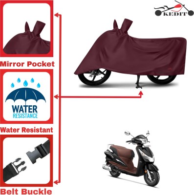 AASHTIK MART Two Wheeler Cover for Hero(MotoCorp Destini 125, Maroon)