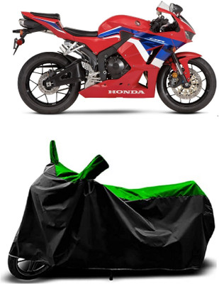 VESMEI Two Wheeler Cover for Honda(CBR 600 RR, Green)