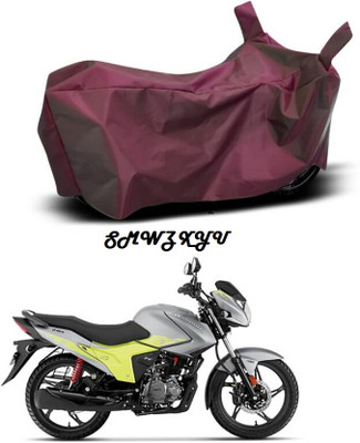 smwzxyu Waterproof Two Wheeler Cover for Hero(Glamour, Maroon)