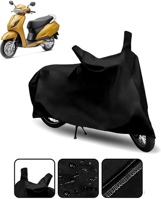 Lakshmina Enterprises Waterproof Two Wheeler Cover for Honda(Activa 125, Black)