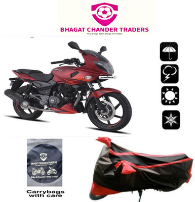 bhagat chand traders Waterproof Two Wheeler Cover for Bajaj(Pulsar 220 DTS-i, Multicolor)