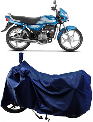 MMSSTAR Waterproof Two Wheeler Cover for Hero(CD deluxe, Blue)