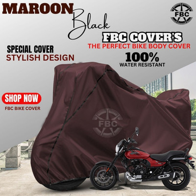 FBC Waterproof Two Wheeler Cover for Bajaj(Avenger, Maroon)