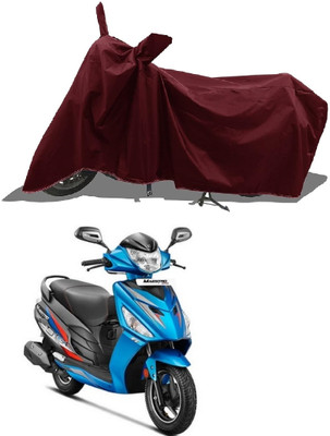 AESTRYD Two Wheeler Cover for Yamaha(Majesty S 155 maxi BS6, Maroon)
