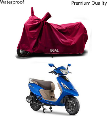 EGAL Waterproof Two Wheeler Cover for TVS(Zest 110 BS6, Maroon)