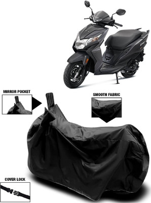 MMSSTAR Waterproof Two Wheeler Cover for Honda(Dio, Black)