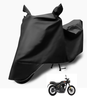 Auto Hub Waterproof Two Wheeler Cover for Royal Enfield(Hunter 350, Multicolor)