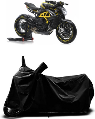 MMSSTAR Waterproof Two Wheeler Cover for MV Agusta(Dragster800 RR, Black)