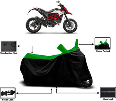Amexride Two Wheeler Cover for Ducati(Hyperstrada, Green)