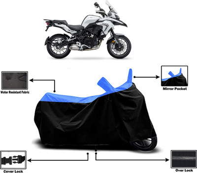 Amexride Two Wheeler Cover for Benelli(TRK 502, Multicolor)