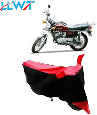KPIND Waterproof Two Wheeler Cover for Yamaha(RX 100, Black, Red)