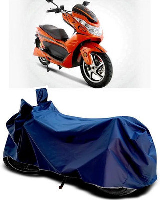 KEDIT Two Wheeler Cover for Okinawa(Cruiser, Blue)