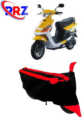 RRZ Waterproof Two Wheeler Cover for Universal For Bike(Yo Style, Black, Red)