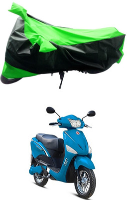 Mdstar Waterproof Two Wheeler Cover for Hero(Electric Optima, Green, Black)