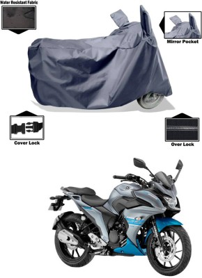 CODOKI Waterproof Two Wheeler Cover for Yamaha(Fazer 25 BS6, Grey)