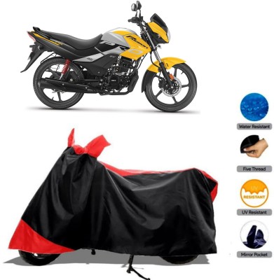 WMIZEXA Waterproof Two Wheeler Cover for Universal For Bike(Passion Pro i3S, Red)