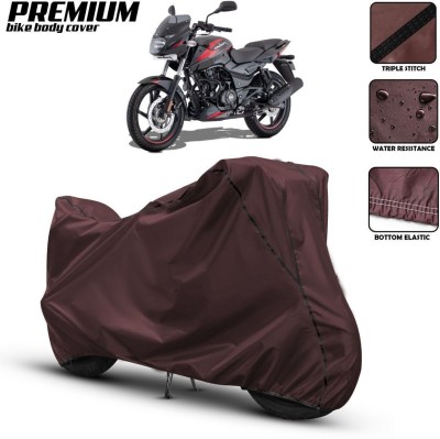 VOLTEMART Waterproof Two Wheeler Cover for Bajaj(Pulsar 150, Maroon, Black)