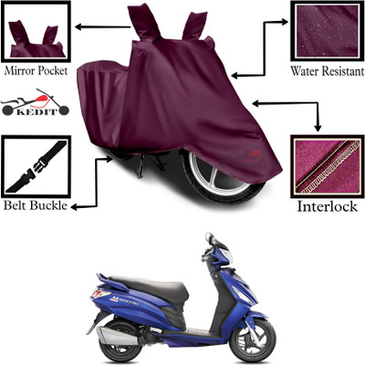 KEDIT Two Wheeler Cover for Hero(Maestro Edge, Maroon)