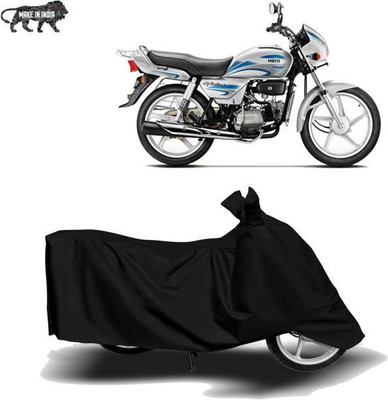 smwzxyu Waterproof Two Wheeler Cover for Hero(Splendor, Black)