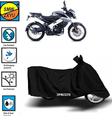 smwzxyu Waterproof Two Wheeler Cover for Bajaj(Pulsar NS200 BS6, Black)
