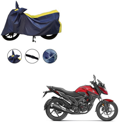 Furnish Flow Waterproof Two Wheeler Cover for Honda(X-Blade, Yellow)